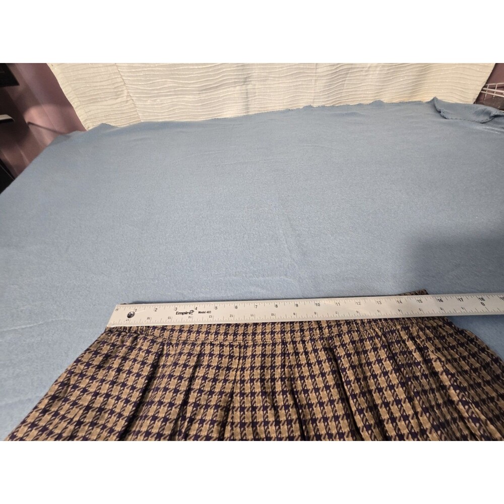 Vintage Jantzen Classic Houndstooth Floral Border Skirt Sz 16 - Picture 7 of 16